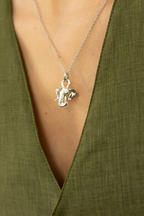 CADENA ELEFANTE SILVER