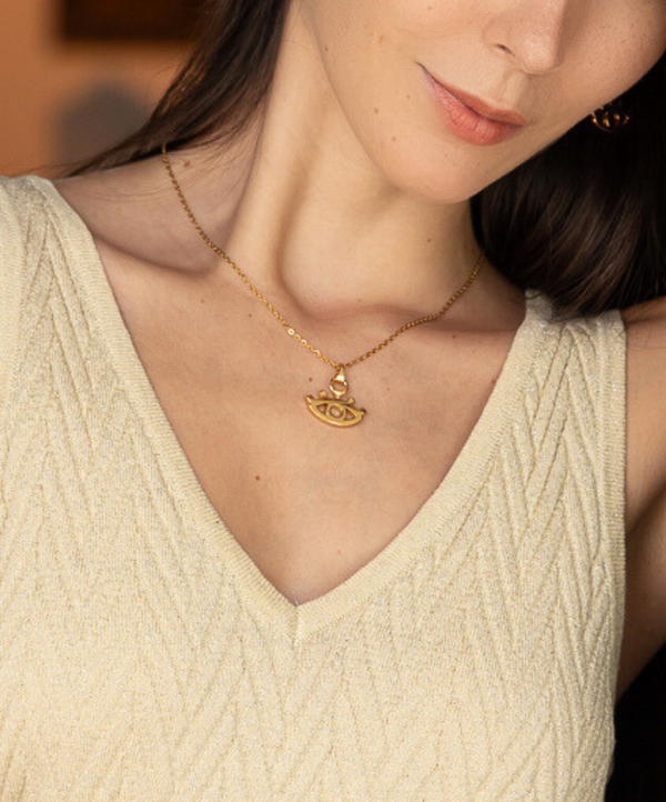 CADENA OJO GOLD