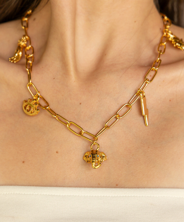 COLLAR AMULETOS GOLD