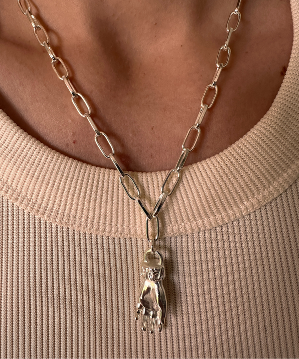 Cadena Mano Silver
